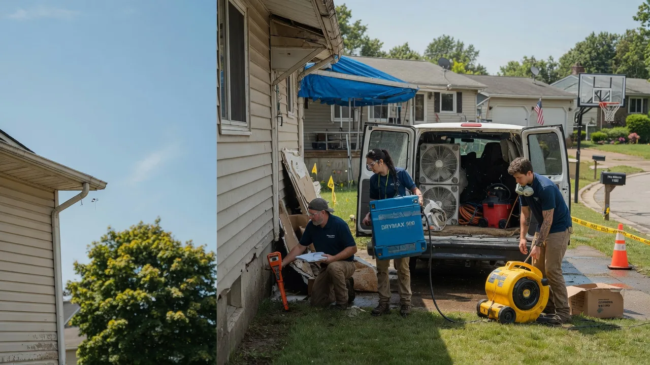 Ceiling Leak Cleanup in Malone, WI near me